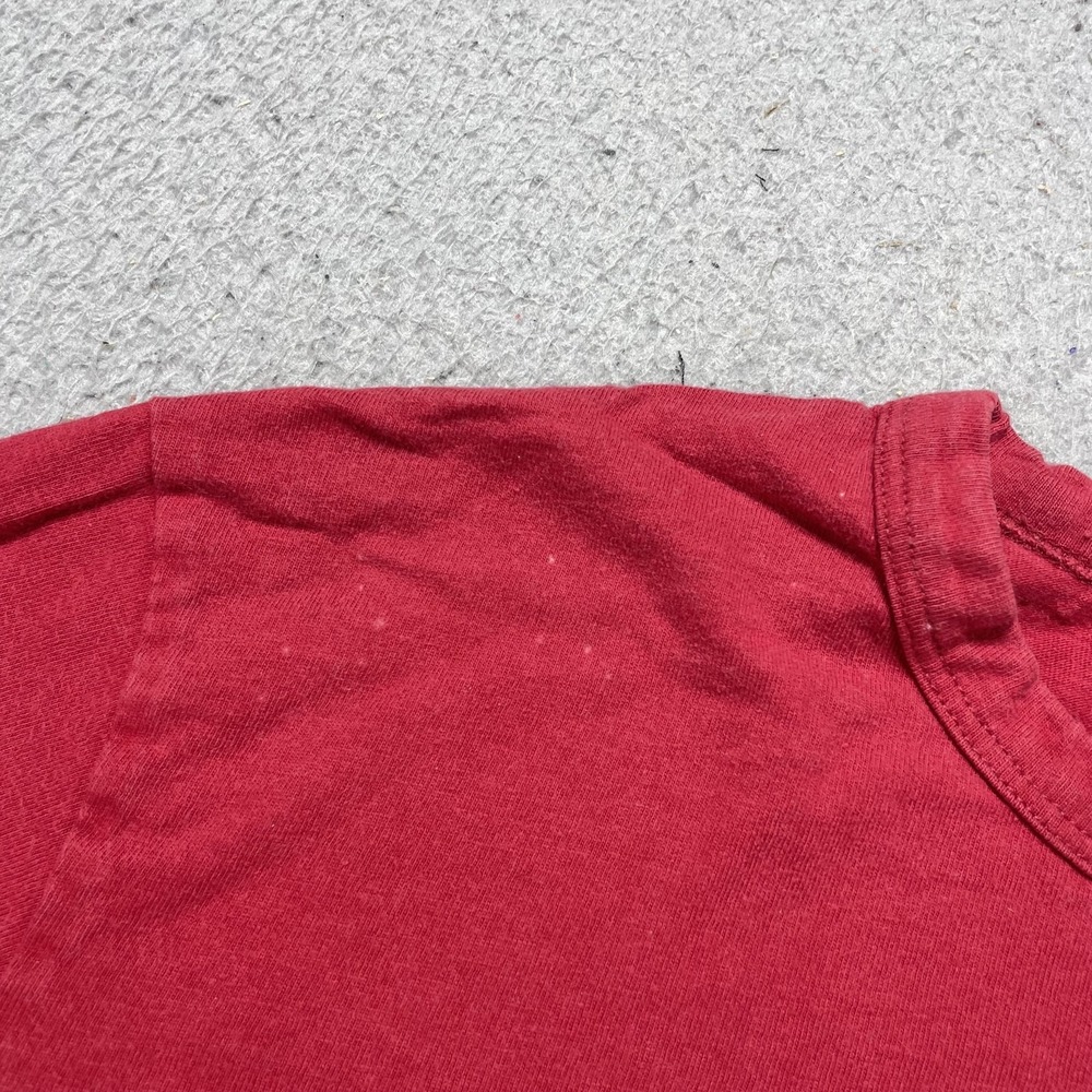 Abercrombie & Fitch T Shirt Womens XL Red Small Logo Graphic Tee Cotton VTG - Picture 4 of 9